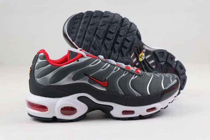 2020 Nike Air Max TN Plus Grey Black Red White Shoes - Click Image to Close